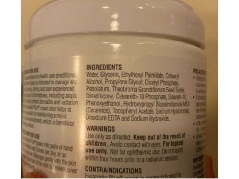 Valeant Pharmaceuticals International Hylatopic Plus Cream, 15.9 oz/450 g