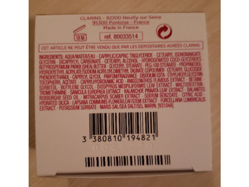 Clarins Paris Extra-Firming Nuit Wrinkle Control Night Cream, 1.6 oz/50 mL