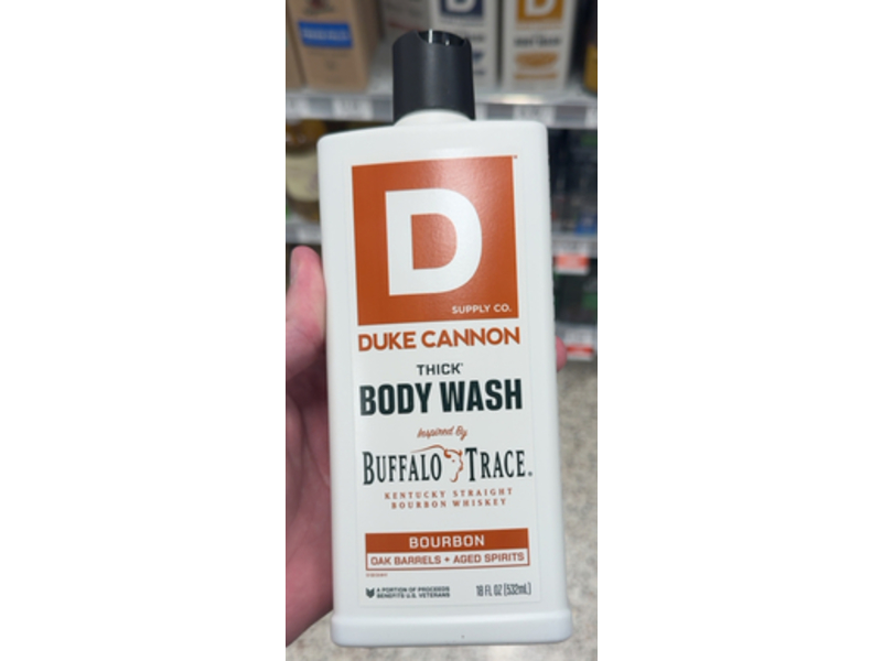 Duke Cannon Supply Co. Body Wash, Bourbon, 18 fl oz/532 mL