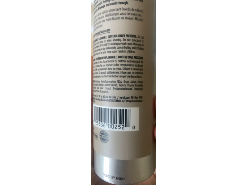 AG Care Simply Dry Shampoo, 4.2 oz/120 g