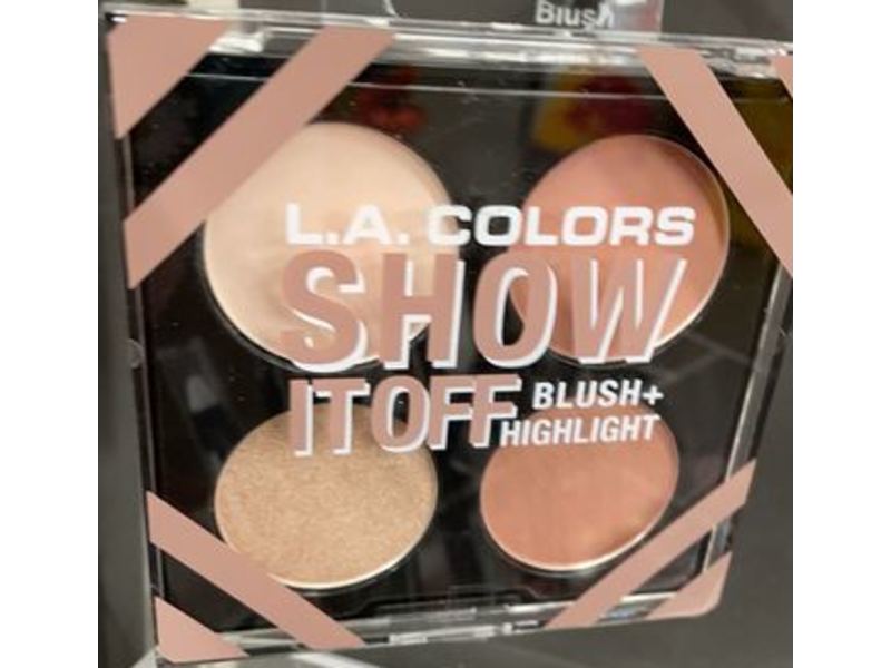 L.A Colors Show it Off Blush + Highlight, 0.49 oz/14 g