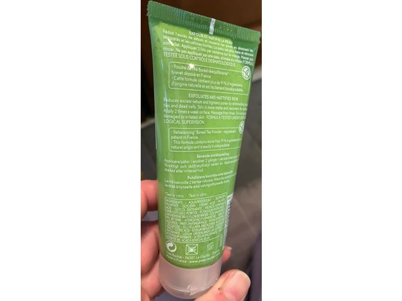 Yves Rocher Sebo Vegetal Purifying Scrub, 2.5 fl oz/75 mL