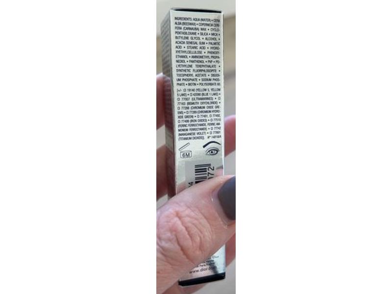 Christian Dior Diorshow Pump 'N' Brow Mascara, Color 004 Black, 0.17 fl oz/5 mL