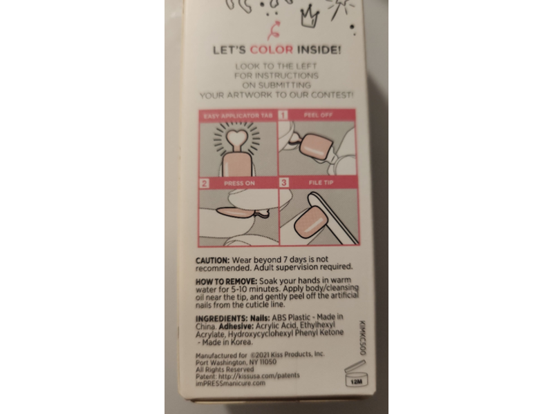 Impress Mini Press-On Manicure Kit, Buttercup