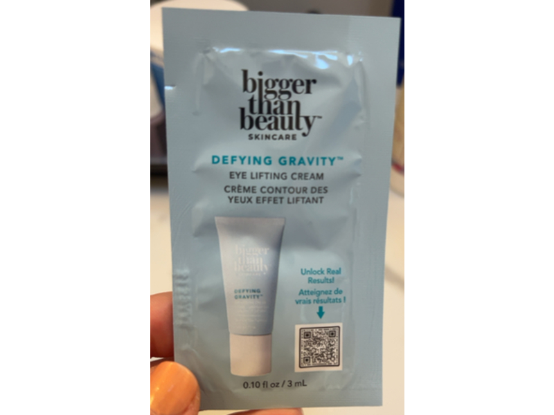 Bigger Than Beauty Defying Gravity Eye Lifting Cream, 0.10 fl oz/3 mL