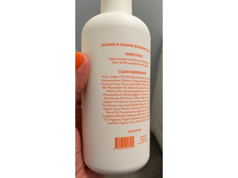 Routine Wellness Anti-Thinning Shampoo, Jasmine & Orange Blossom, 14 oz/414 mL