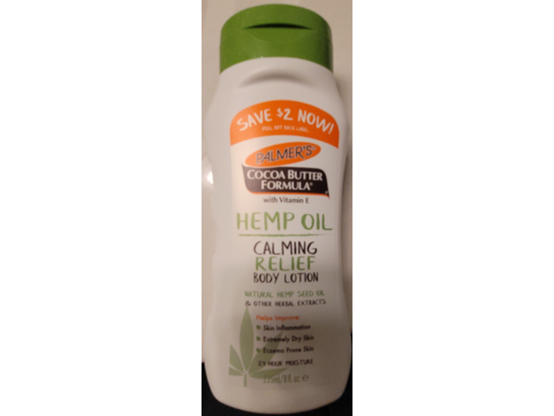 Palmer's Cocoa Butter Formula Calming Relief Body Lotion, Hemp Oil, 8 fl oz/236 mL