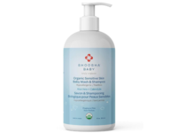 Shoosha Baby Organic Sensitive Skin Baby Wash & Shampoo, Fragrance Free, 8.5 oz/251.4 mL - Image 2