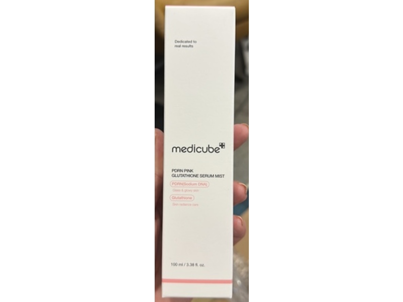 Medicube Pdrn Pink Glutathione Serum Mist, 3.38 fl oz/100 mL