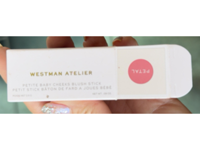 Westman Atelier Petite Baby Cheeks Blush Stick, Petal, 0.9 oz/2.5 g