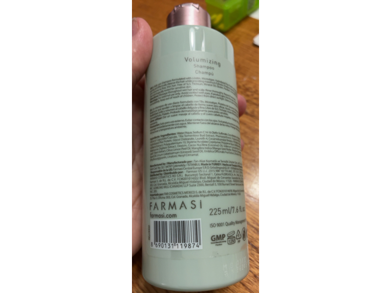 Farmasi Dr. C. Tuna Volumizing Shampoo, 7.6 fl oz/225 mL