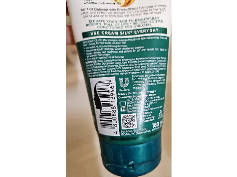 Creamsilk Hair Fall Defense Conditioner,180 mL