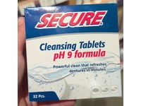 Secure Denture Cleaning Tablets, pH9 Formula, 32 Count - Image 3
