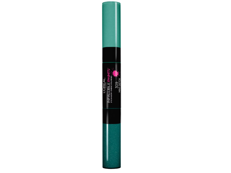 L'Oreal Paris Infallible Paints Eye Shadow, 309 Mint Detox, 0.25 fl oz/7.4 mL