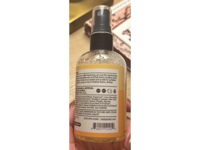 Tubby Todd Bath Co. Baby Deo Spray, Sweet Quince + Honeysuckle, 4.2 fl oz/124 mL