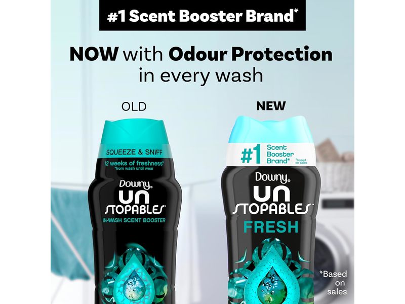 Downy Unstopables In-Wash Scent Booster Beads, Fresh, 34 oz/963 g