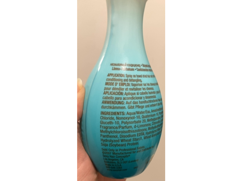 Sexy Hair Leave In Conditioner, Soy Tri-Wheat, 8.5 fl oz/250 mL