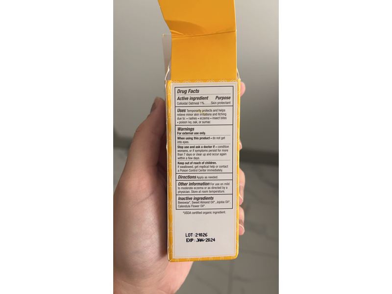 Satya Organic Eczema Easy Glide Stick