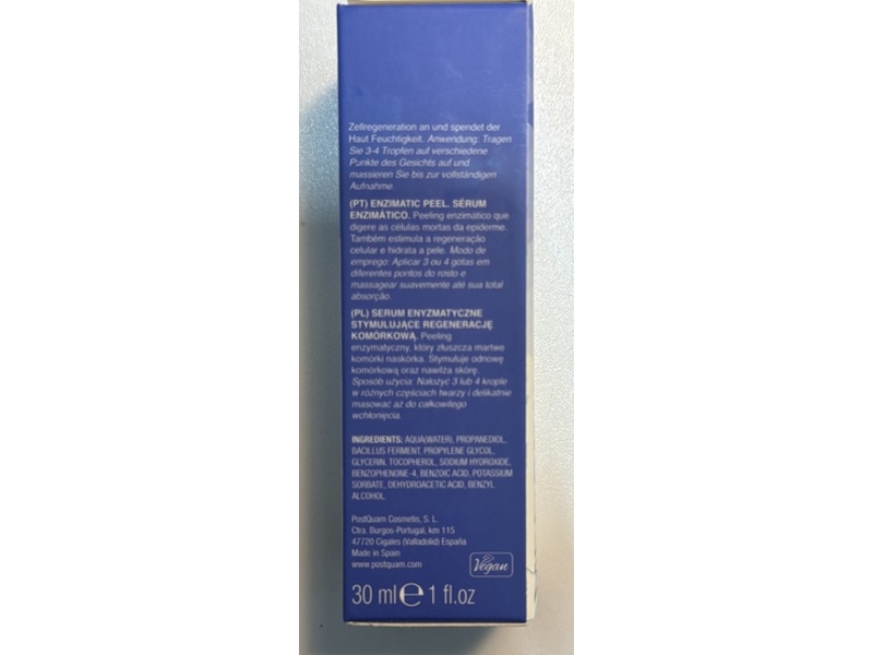 PostQuam Medskin Enzymatic Peel Serum, 1 fl oz/30 mL