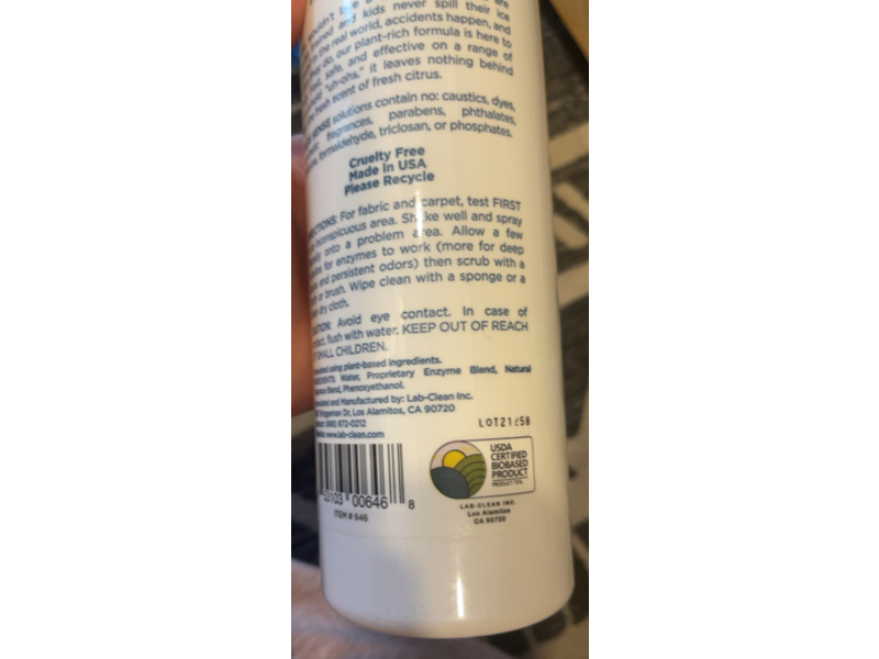 Pure Sense Home Stain & Odor Treatment, Fresh Citrus, 24 fl oz/709 mL