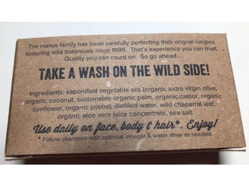 AWSB Chaparral Scratch Made Shampoo & Body Soap, Fresh Clean Scent, 3.5 oz/99 g