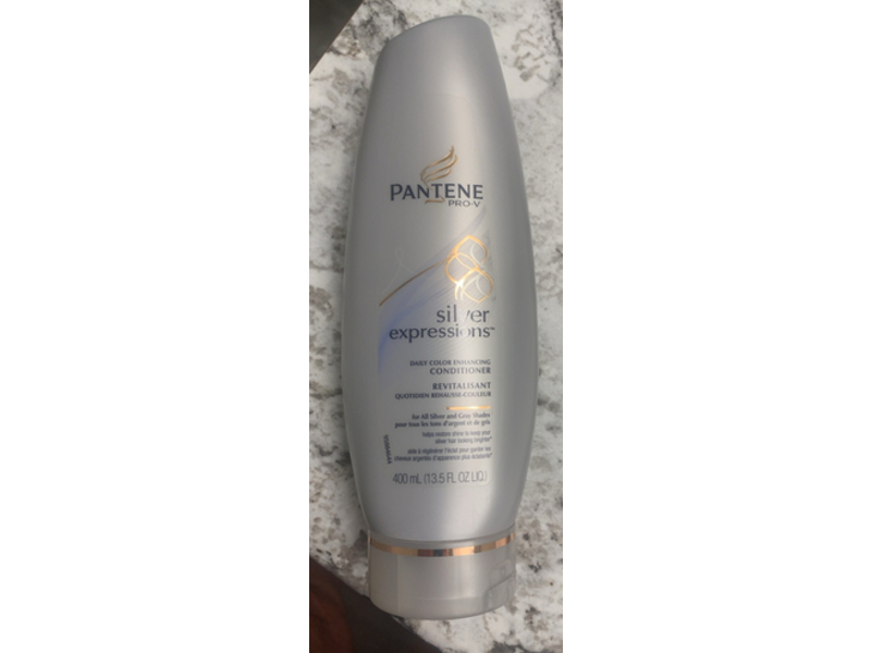 Pantene Pro-V Silver Expressions Daily Color Enhancing Conditioner, 13.5 fl oz/400 mL
