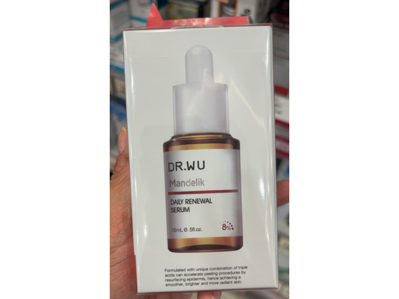 Dr. Wu Daily Renewal Serum, Mandelik, 0.5 fl oz/15 mL