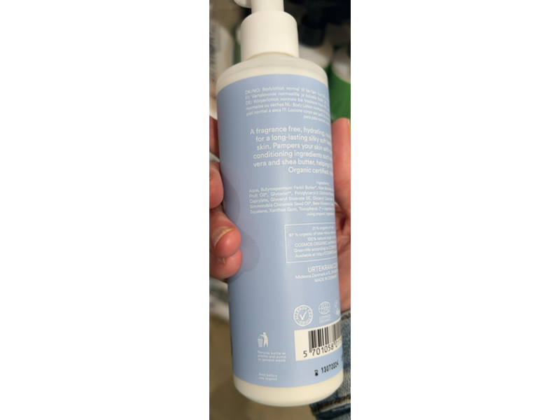 Urtekram Find Balance Body Lotion, 245 mL