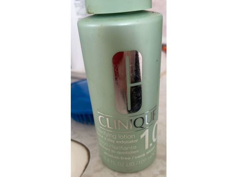 Clinique Clarifying Lotion 1.0 Twice a Day Exfoliator, Alcohol-Free, 3.4 fl oz/100 mL