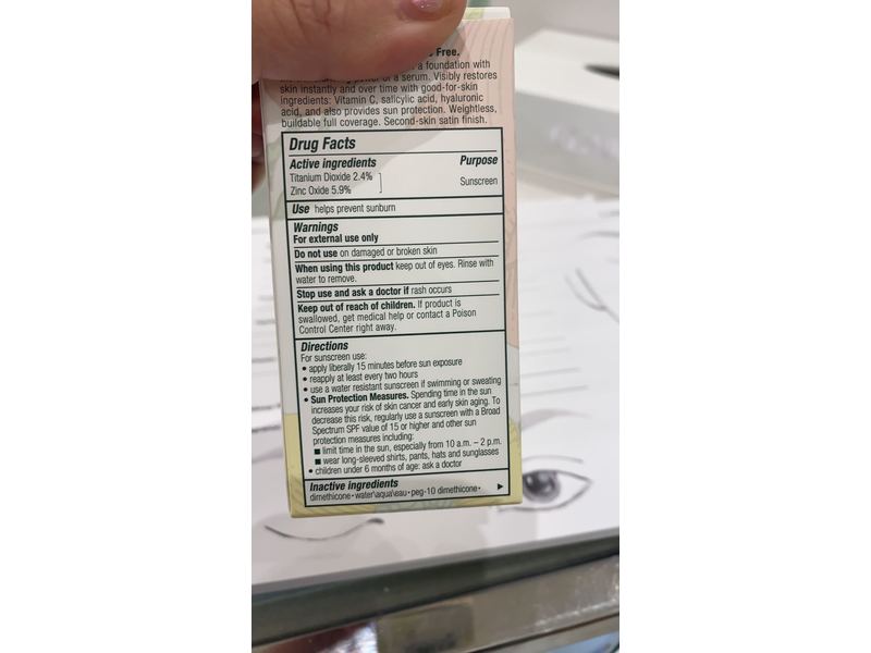 Clinique Even Better Clinical Serum Foundation Broad Spectrum SPF 25, CN 28 Ivory, 1 fl oz/30 mL