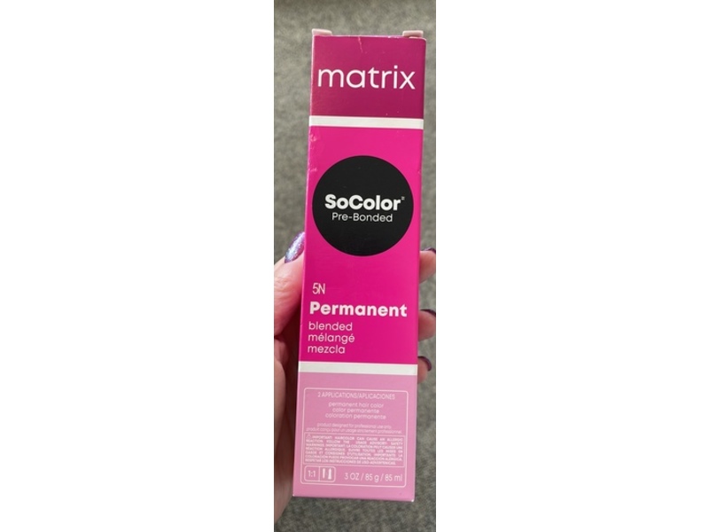 Matrix SoColor Pre-Bonded Permanent Color, 5N, 3 oz/85 mL, 2 Application