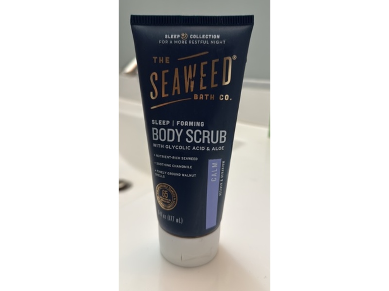 The Seaweed Bath Co Foaming Body Scrub, Calm, 6 fl oz/177 mL