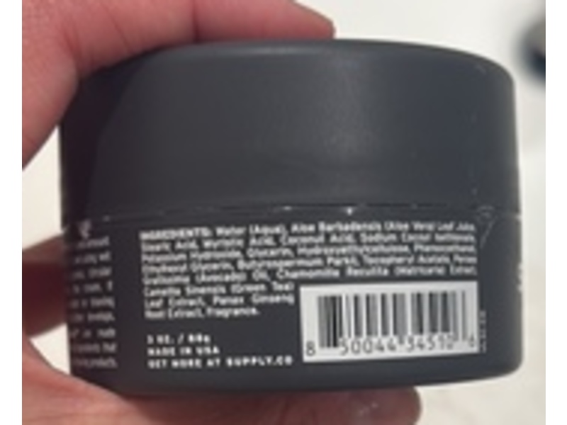Supply Live Free Ultra Lather Shaving Cream, Eucalyptus & Mint, 3 oz/88 g