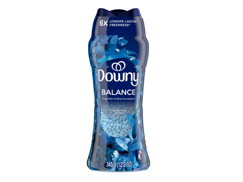 Downy Balance Laundry Scent Booster, Crisp Rain & Blue Eucalyptus, 12.2 oz/345 g
