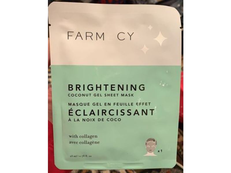 Farmacy Brightening Coconut Gel Mask, 1 Count