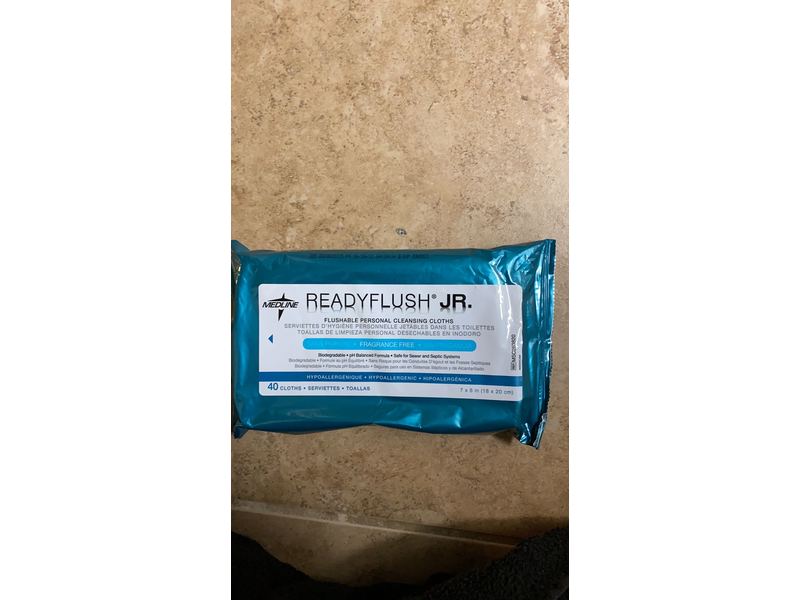 Medline Readyflush Biodegradable Flushable Wipes, 960 Count