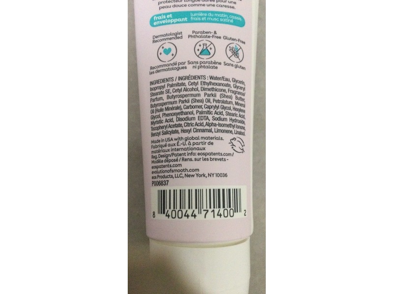 Eos Moisture Hydration Lotion, Fresh & Cozy, 25 fl oz/74 mL