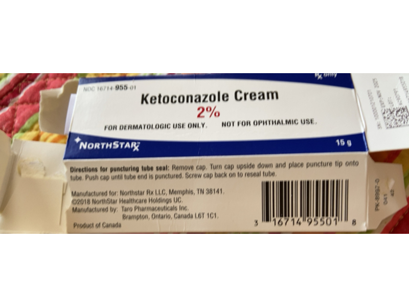 Ketoconazole Cream 2%, 15 g Northstar (RX)
