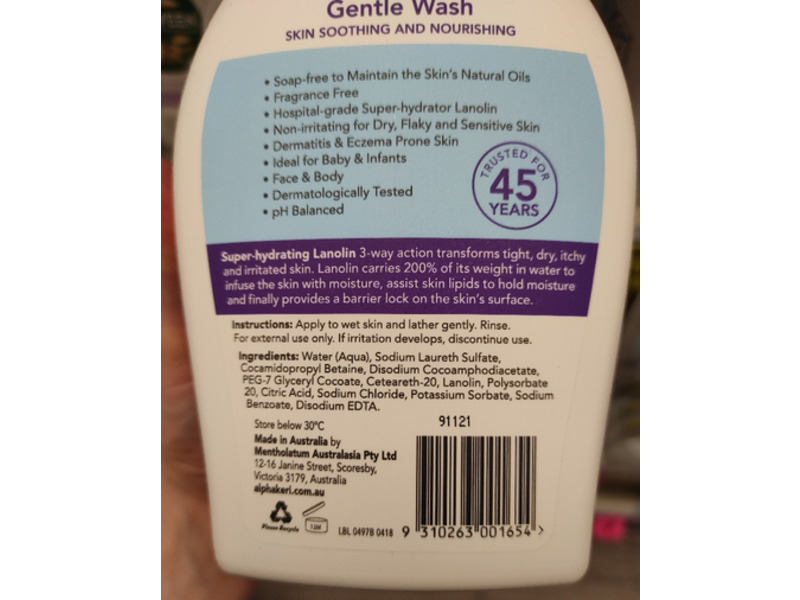 Alpha Keri Super Hydrating Gentle Wash, 1 L