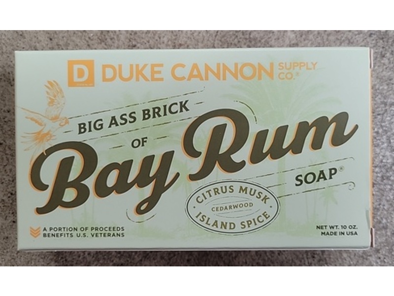 Duke Cannon Supply Co Big Ass Brick Soap, Bay Rum, 10 oz