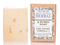 Ora's Amazing Herbal Frankincense & Myrrh Soap, 4.5 oz/128 g - Image 2