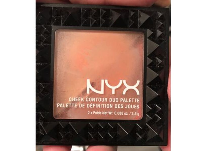 NYX Professional Makeup Cheek Contour Duo Palette, Perfect Match, 0.088 oz/2.5 g
