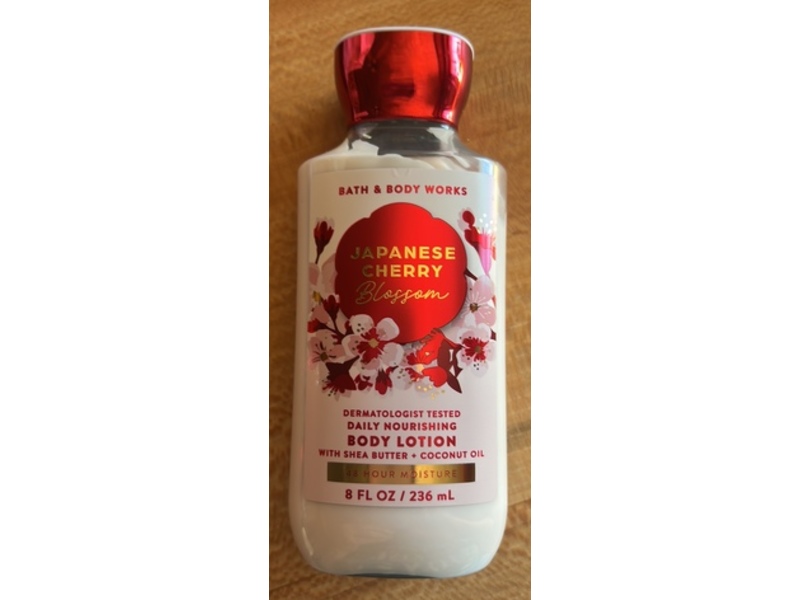 Bath & Body Works Daily Nourishing Body Lotion, Japanese Cherry Blossom, 8 fl oz/236 mL