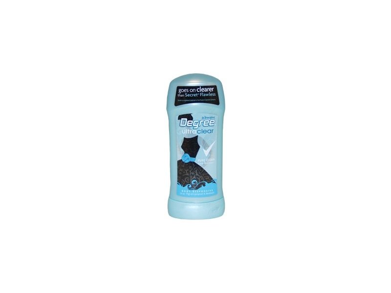 Degree Women Ultra Clear Anti-Perspirant & Deodorant, Pure Clean 2.6 oz (74 g) Ingredients and Reviews Degree Women Ultra Clear Anti-Perspirant & Deodorant, Pure Clean 2.6 oz (74 g) Ingredients and Reviews