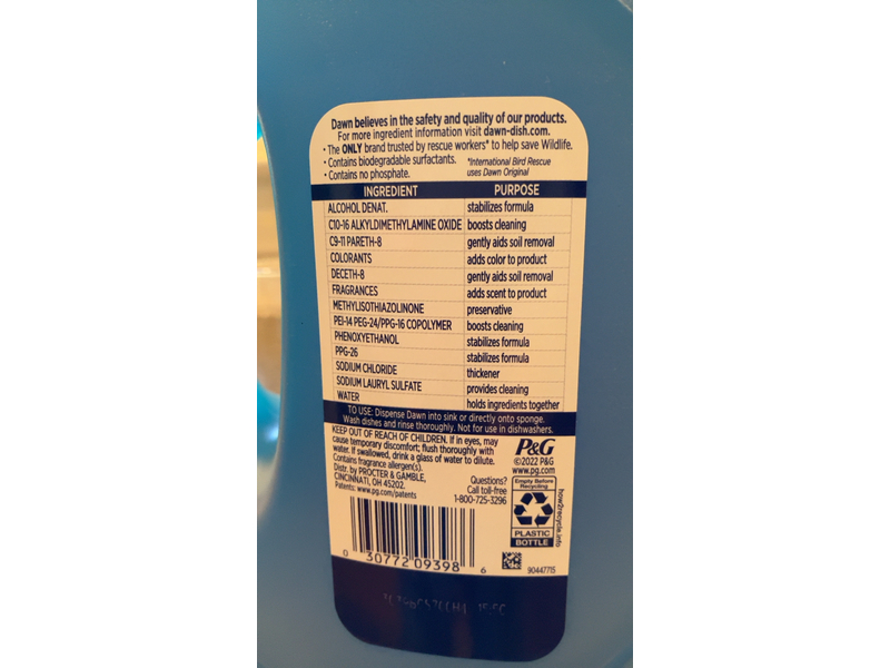 Dawn Ulta Dishwashing Liquid, 70 fl oz/2.07 L