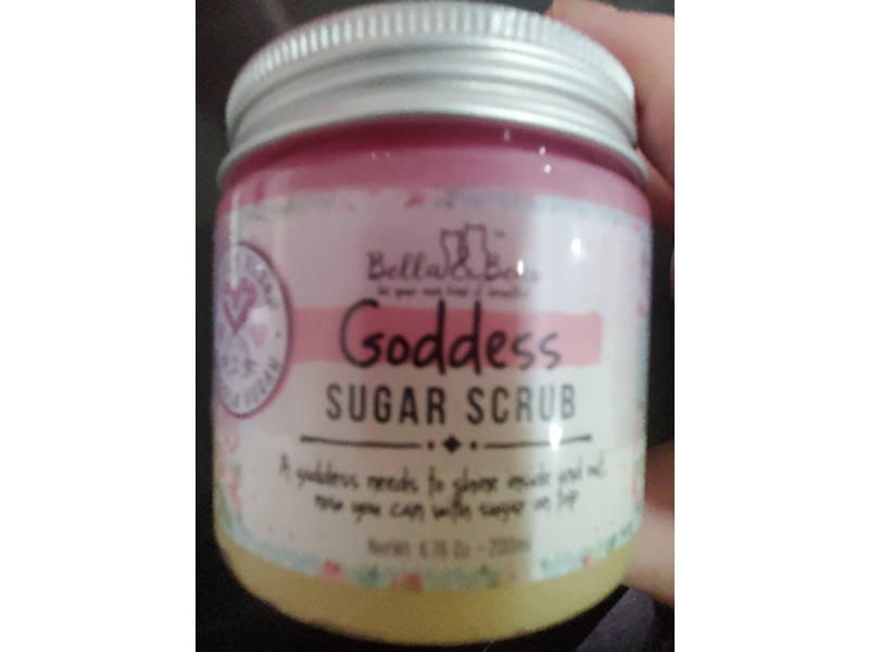 Bella and Bear Goddess Sugar Scrub, 6.76 oz/200 mL