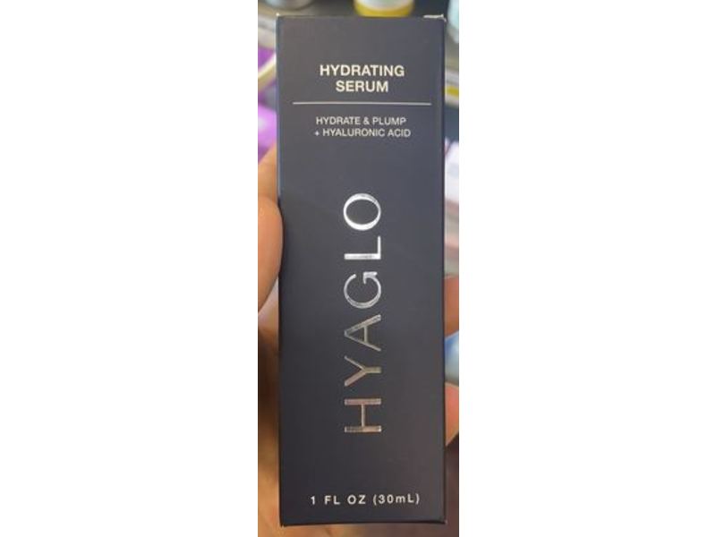 Hyaglo Hydrating Serum, Hydrate & Plump + Hyalluronic Adic, 1 fl oz/30 mL