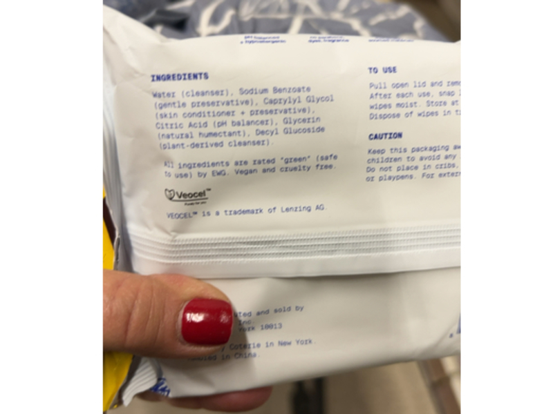 Coterie The Wipes, 18 Count