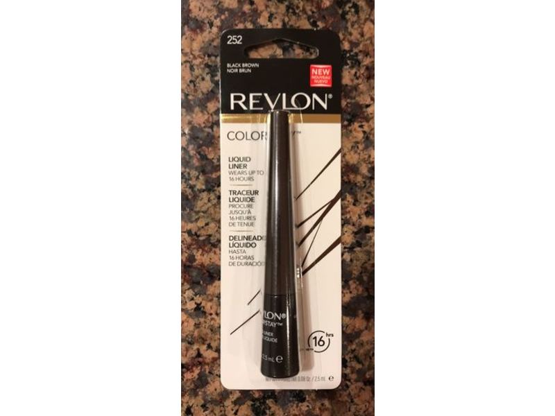 Revlon ColorStay Liquid Liner, Black Brown, 0.08 fl oz/2.5 mL