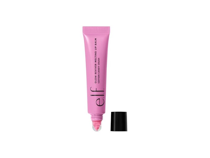 e.l.f. Glow Reviver Melting Lip Balm, Cotton Candy Crush, 0.52 oz/15 g